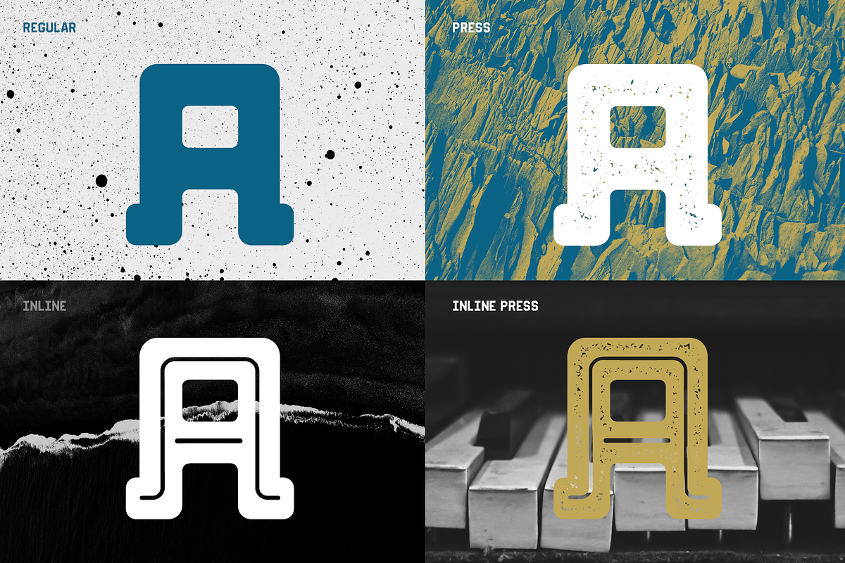 Bebop Slab Font Family preview 2