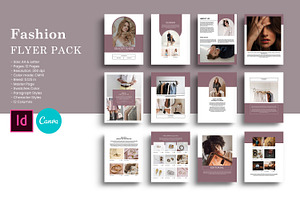 Fashion Flyer Pack Template, a Flyer Template by Template Shop
