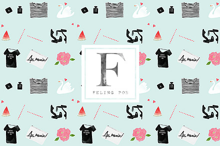 Seamless Fashion Pattern