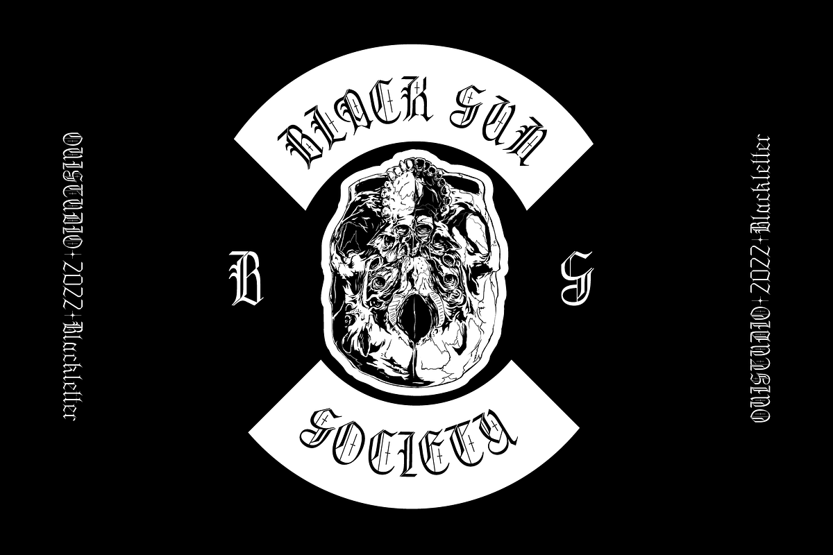 Intro Offer 50% Black Sun, a Blackletter Font by Oui Studio (Photo 4 of 10)