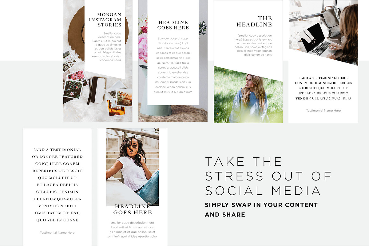 Morgan Instagram Stories Template, a Social Media Template by Christie Evenson (Photo 6 of 6)