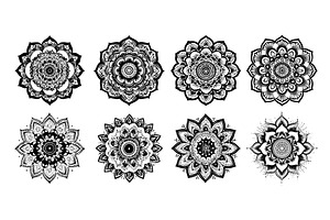 Mandala diagram black ink sketch, an Object Illustration by Valerie Bodnar