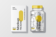 Vitamin & Supplement Bottle Mockup, a Cups & Container Mockup by Mockupdaddy (Thumbnail 15 of 28)