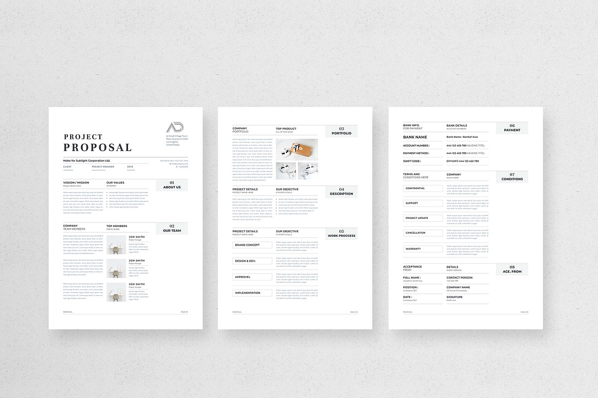 Proposal | MS Word & Indesign, a Stationery Template by design_hut (Photo 2 of 7)