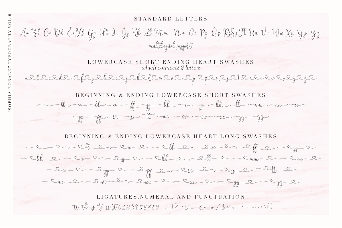 Sophia Ronald // Lovely Script Font, a Script Font by PeachCreme (Photo 20 of 22)