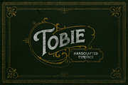 Tobie, a Font by Peter Bielous Store (Thumbnail 1 of 14)