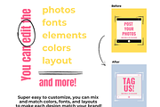 Fearless Feed Instagram Posts, a Social Media Template by Hell Yeah Designs (Thumbnail 6 of 8)