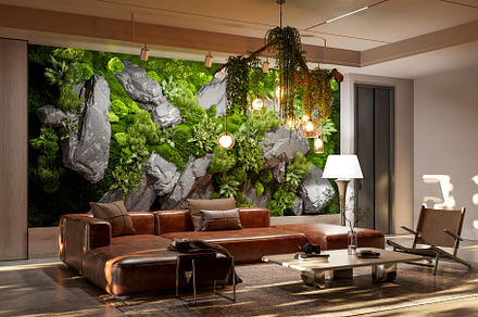 Angled View of Living Room
