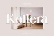 Kollera Ligature Serif Typeface, a Serif Font by Alfinart (Thumbnail 1 of 11)