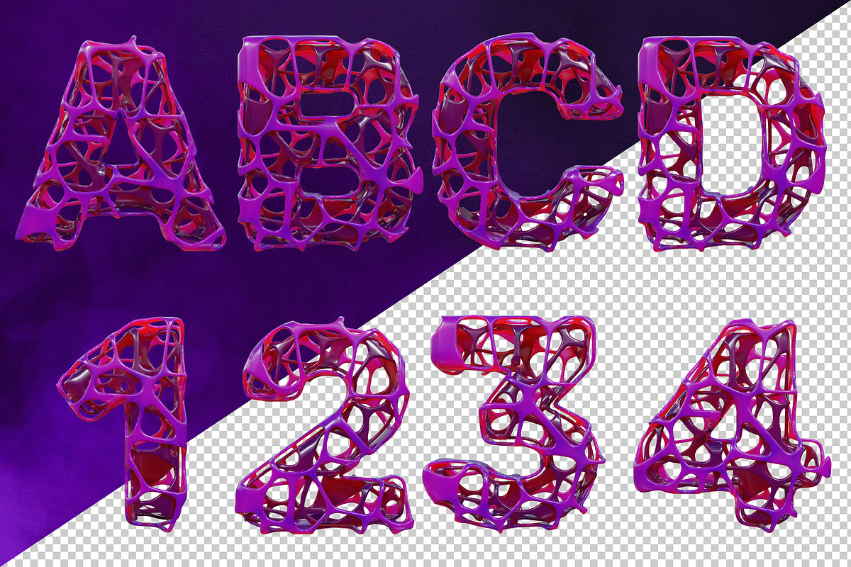 BioLattice Abstract Font, a Sans Serif Font by itefan Studio (Photo 2 of 5)