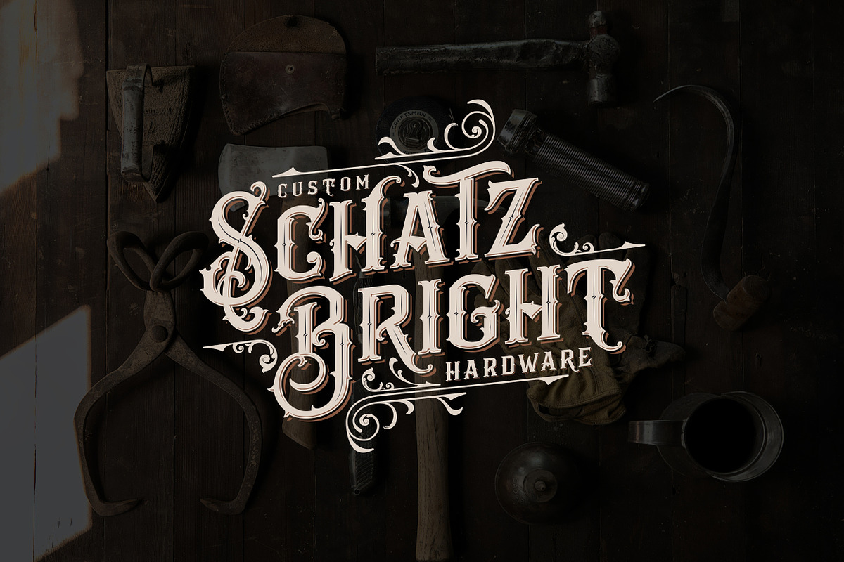 Timegates Typeface + Extras, a Serif Font by Heybing Supply Co. (Photo 14 of 15)