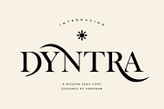Dyntra - Modern Serif Font, a Font by HAN (Thumbnail 1 of 10)