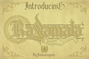 BUNDLE FONT FRAME ORNAMEN, a Blackletter Font by ismanayuda (Thumbnail 13 of 21)