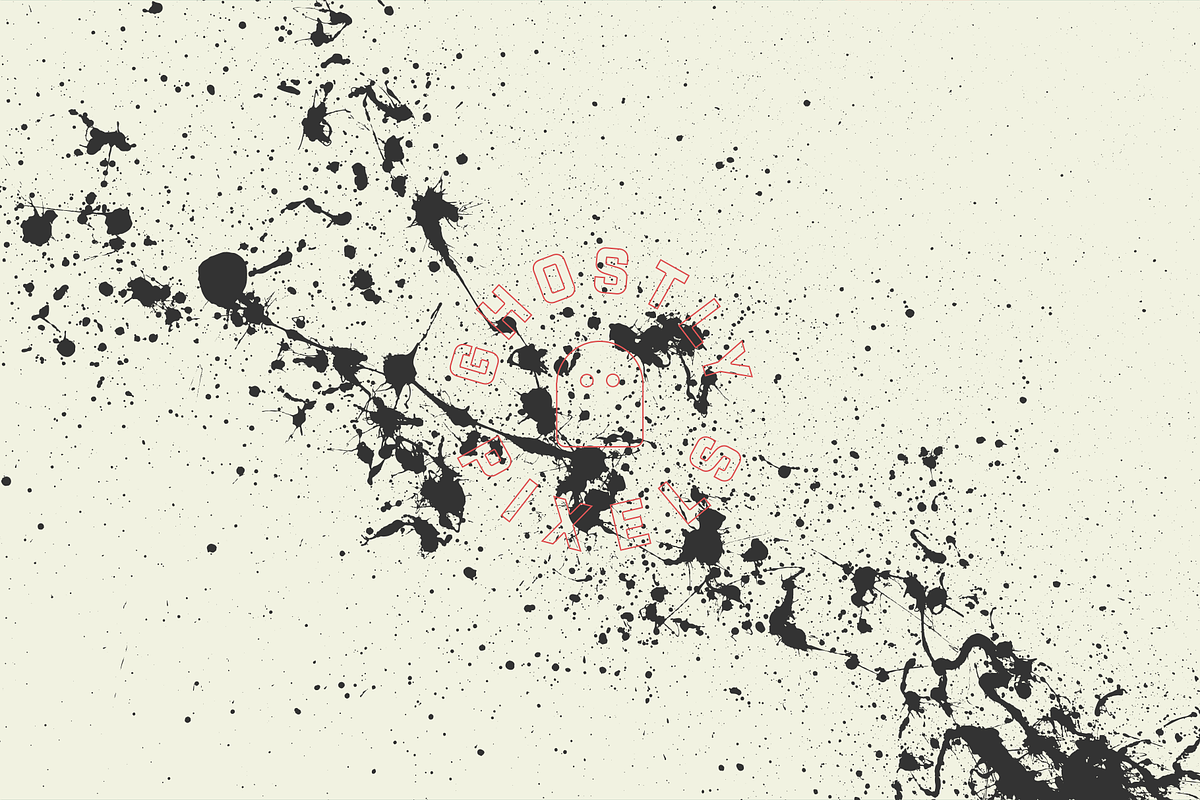 Paint Splatter Art, a Texture Graphic by GhostlyPixels (Photo 7 of 14)