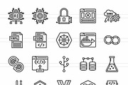 Programming & Coding Line Icons, an Icon by IconBunny (Thumbnail 2 of 2)