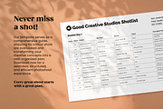 Photoshoot Shot List Template, a Marketing Template by Good Creative Studio (Thumbnail 3 of 6)