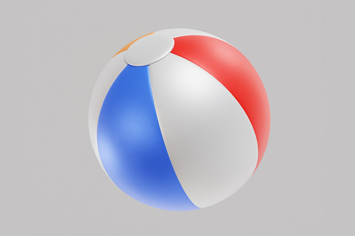 Beach Ball, an Object 3D Model by fahad121 (Photo 5 of 7)
