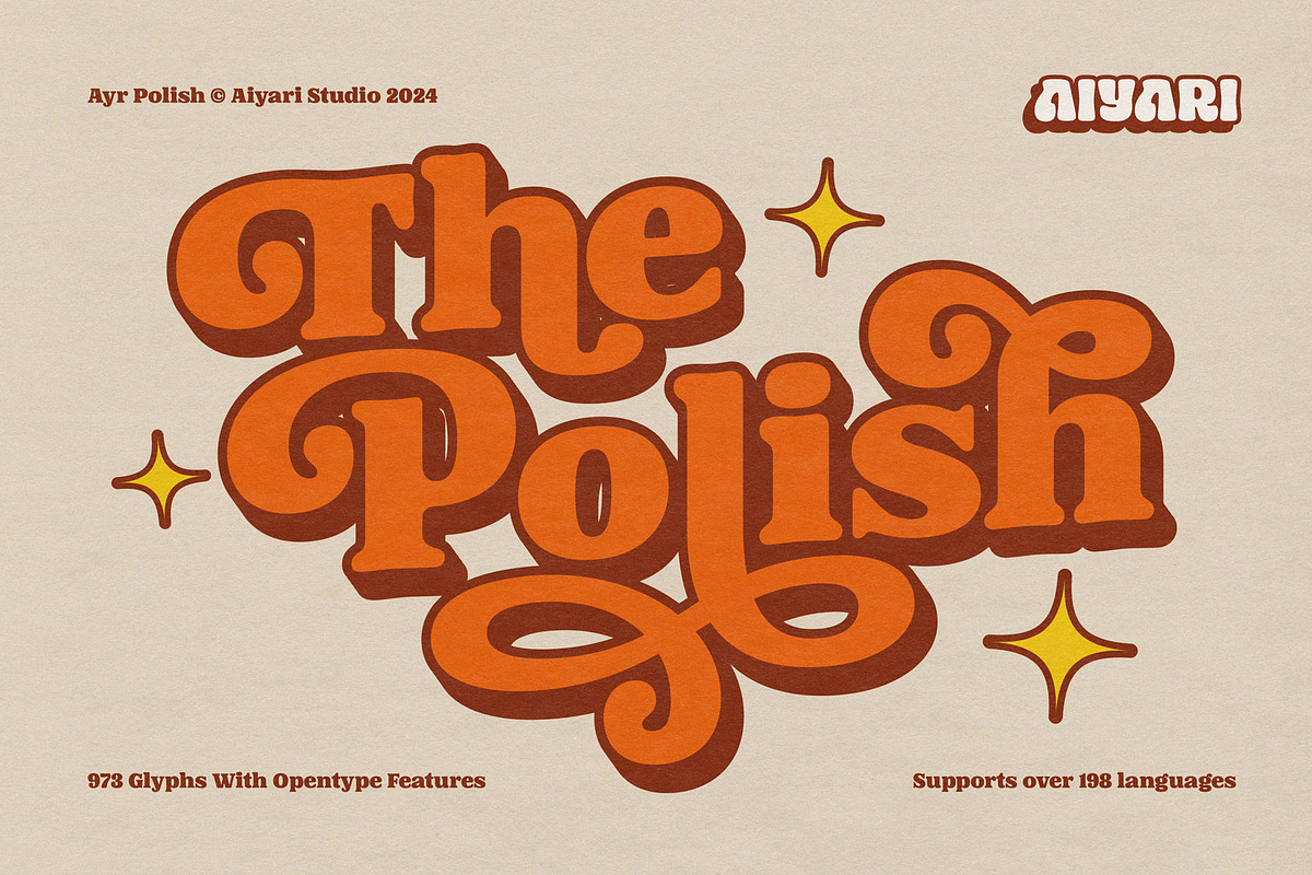 The Polish, a Serif Font by Aiyari (Photo 1 of 12)