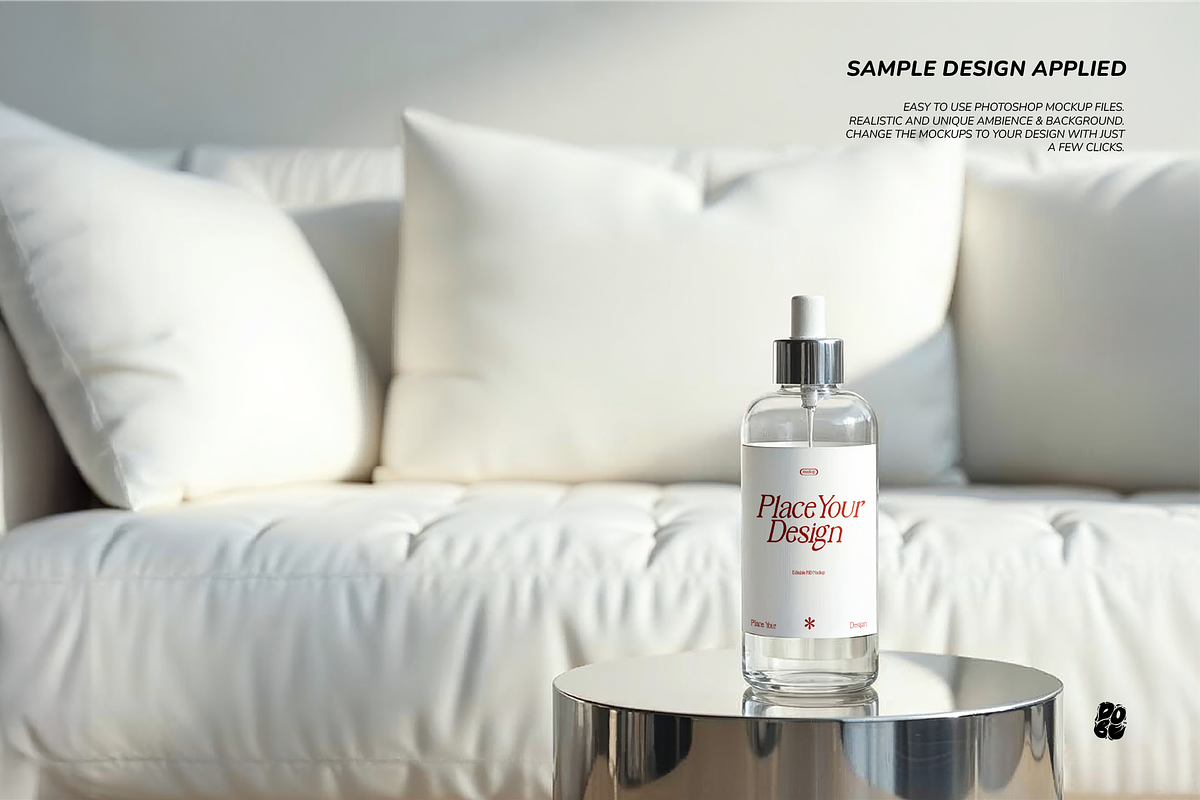 Glass Bottle Mockup Set - Vol. 2, a Packaging Mockup by DOBE Studio (Photo 6 of 11)