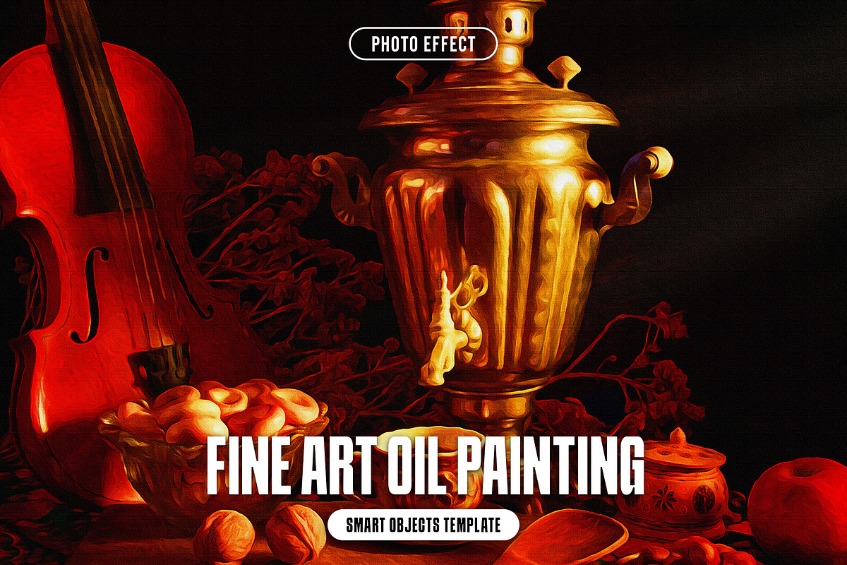 Fine Art Oil Painting Photo Effect, a Layer Style Add-On by iDoodle Studio (Photo 1 of 5)
