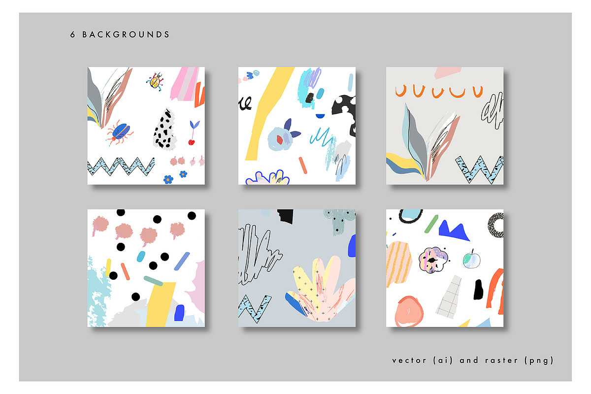 Abstract Summer, a Decorative Illustration by Lera Efremova (Photo 2 of 5)