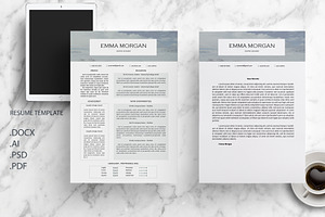 Sky CV / Resume Template / M