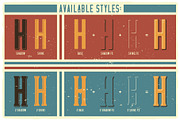 Beer Time Label Font, a Font by VozzyStock (Thumbnail 4 of 9)