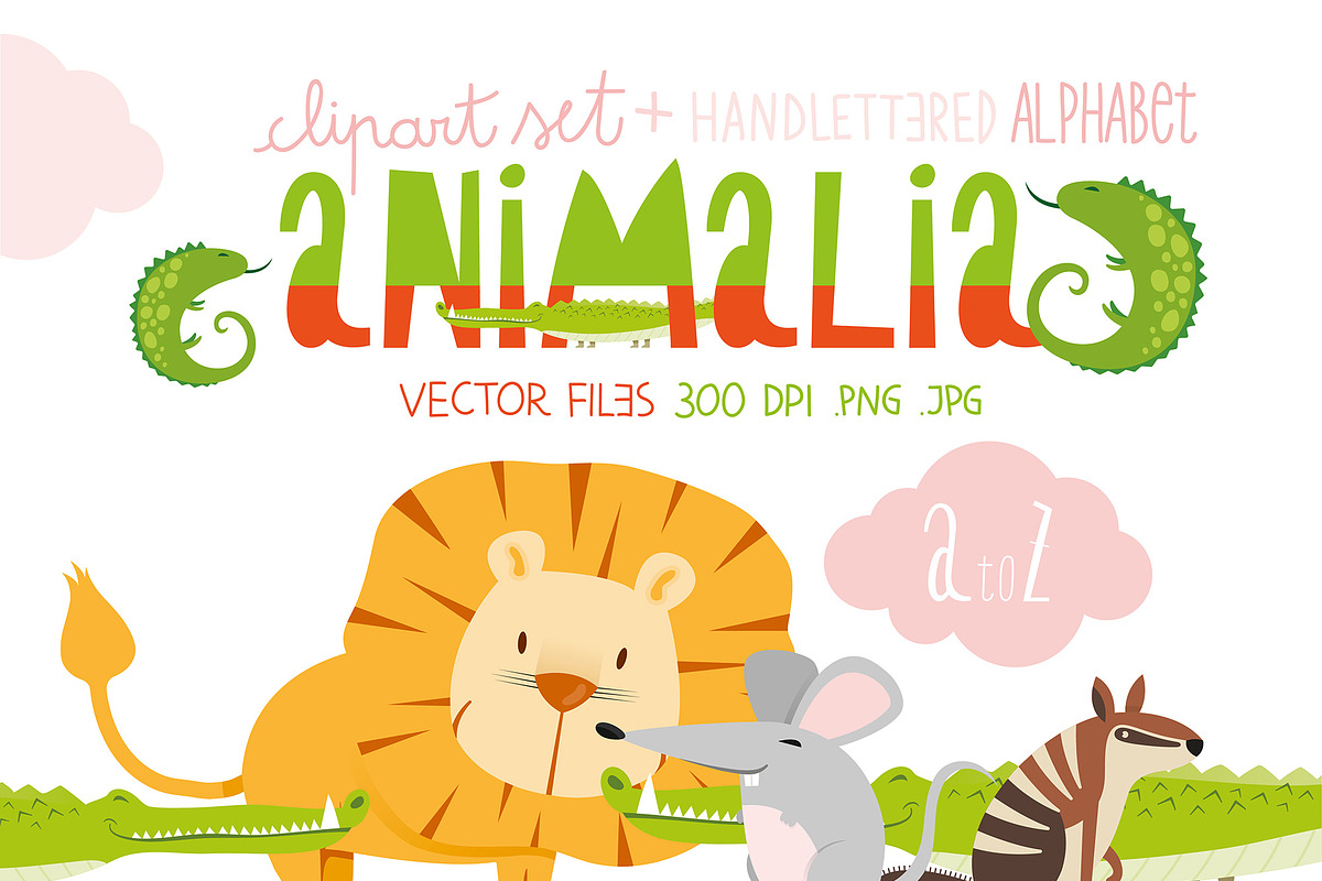 Animalia - Alphabet illustration Set, an Animal Illustration by Pingebat (Photo 1 of 7)