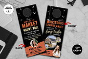 Halloween Real Estate Door Hanger, a Marketing Template by CreativeVinesStore (Thumbnail 3 of 4)