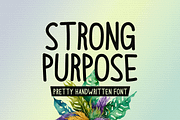 Strong Purpose Typeface, a Handwritten Font by Seemly Fonts (Thumbnail 1 of 8)