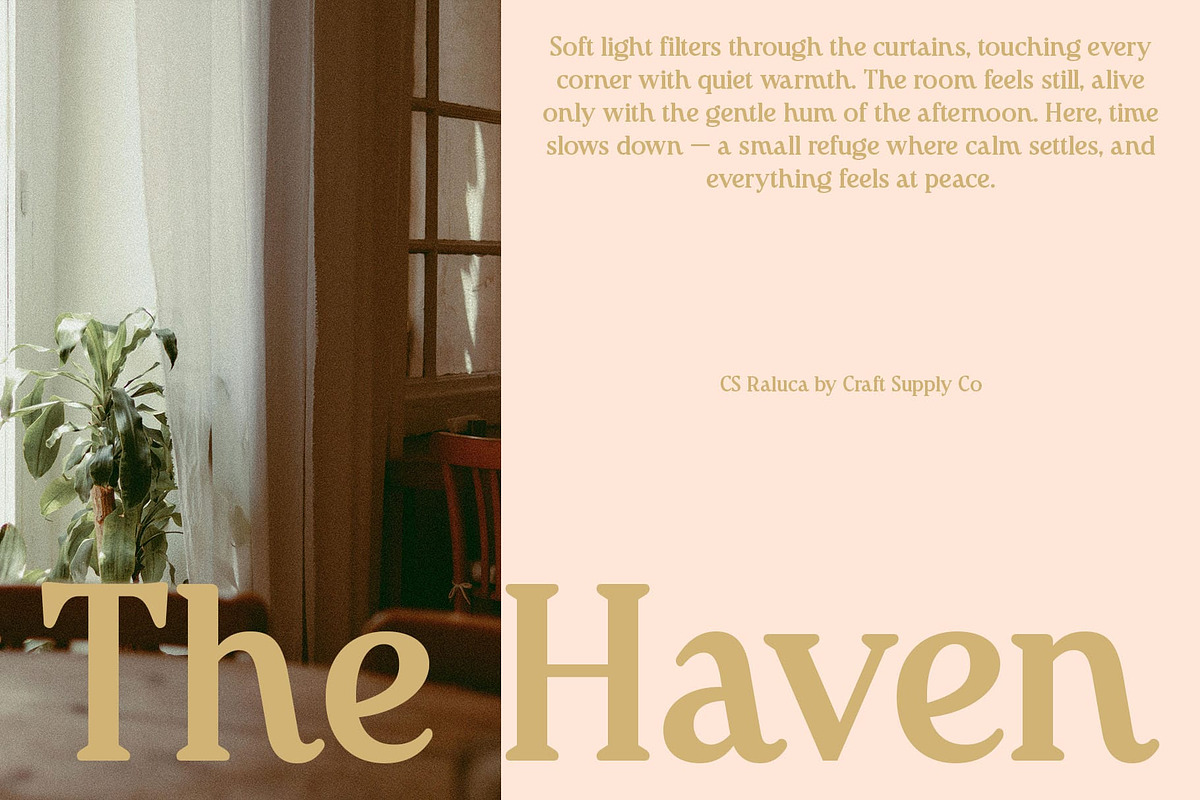 CS Raluca – Retro Font, a Serif Font by Craft Supply Co. (Photo 4 of 8)
