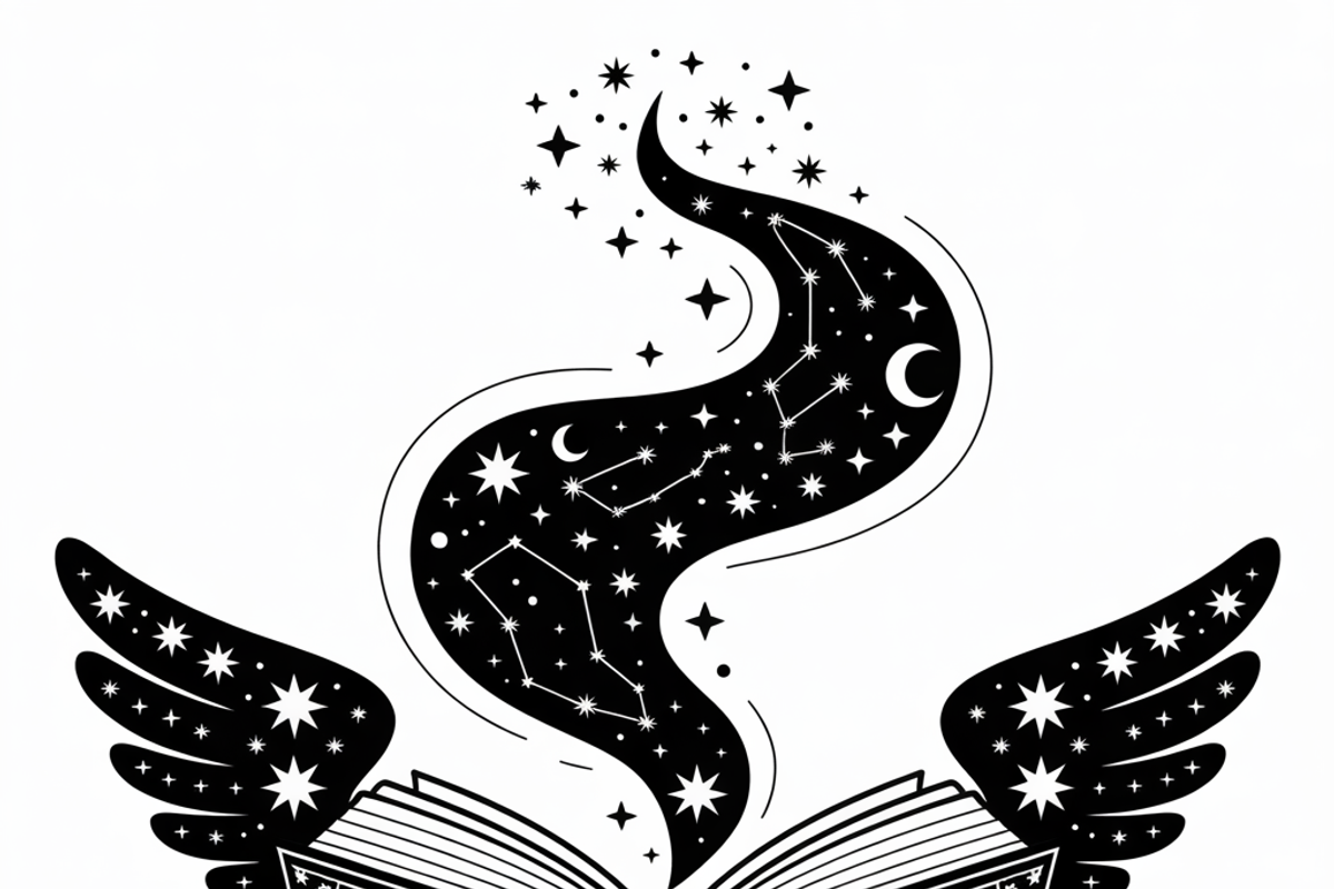 silhouette of a witch’s spellbook, an Illustration by Amazin_art (Photo 12 of 20)