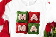 Retro Knitted Valentine PNG, Pink Ma, an Illustration by DreamCafeArt (Thumbnail 3 of 8)