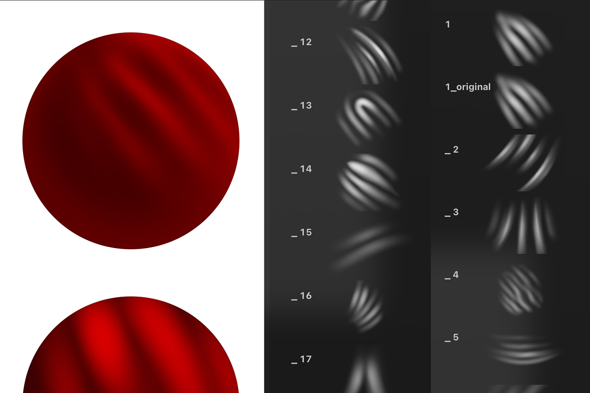 Creases Brushes for Procreate, a Brush Add-On by vurdembrushes (Photo 4 of 4)