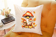 Watercolor Mushrooms and Pumpkins Au, an Illustration by Sublimation Artist (Thumbnail 6 of 6)