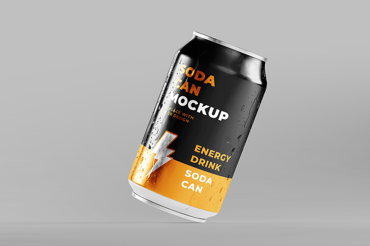 Soda Can Mockup, a Cups & Container Mockup by Artnivora.Std (Photo 2 of 4)