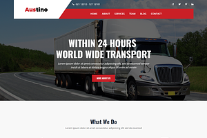 Austino - Transport & Logistic HTML5