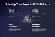 3D Career Illustration Set, a Person Illustration by Flat Icons (Thumbnail 2 of 8)