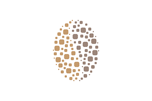 Coffee Beans Coffee Shop Brand Logo