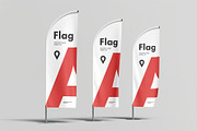 Feather Flag Mockup, an Advertising Mockup by zippypixelstudio (Thumbnail 5 of 8)