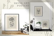 SKULL ART POSTERS, a Texture Illustration by LanaDzi (Thumbnail 2 of 9)