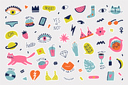 Girl Power stickers & patterns, an Object Graphic by Bosotochka♥Art (Thumbnail 5 of 8)