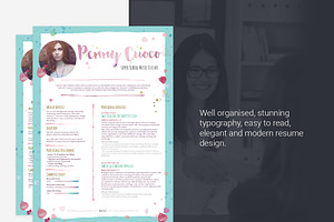 Resume Template Bellatrix