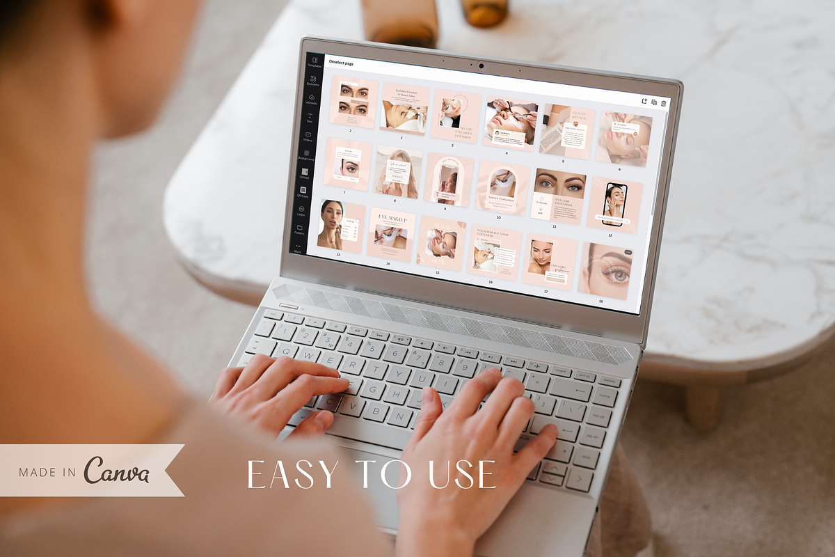 Lash Instagram Post Template, a Social Media Template by ShopRShop (Photo 9 of 9)