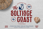 Soltisce Coast Typeface, a Sans Serif Font by alit design (Thumbnail 1 of 20)