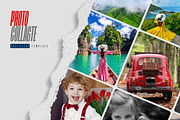 Torn Paper Photo Collage PS Template, a Graphic by INTENTFX (Thumbnail 3 of 6)