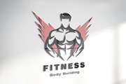 Modern Fitness & Gym Logo Template, a Branding & Logo Template by YUDesignStore (Thumbnail 3 of 8)
