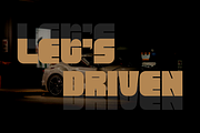 Sporty Yegold - Racing Car Font, a Sans Serif Font by QR Design Studio (Thumbnail 2 of 7)