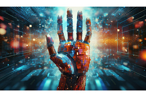 Digital artwork of a robotic hand, a Technology Photo by Igor Tichonow