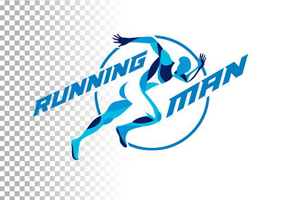 Stylized Running Man